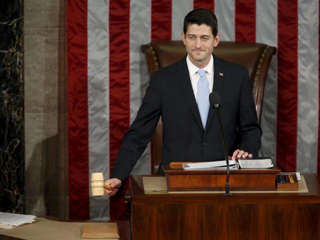 Newly elected Speaker of the US House of Representatives Paul Ryan wields the speaker's gavel for the first time on Capitol Hill in Washington in this file photo from October 29, 2015. Ryan said on November 1, 2015 that it would be ridiculous to work with President Barack Obama on immigration policy reform, saying he cannot trust the president on the issue. (Reuters File Photo) Newly elected Speaker of the US House of Representatives Paul Ryan wields the speaker's gavel for the first time on Capitol Hill in Washington in this file photo from October 29, 2015. Ryan said on November 1, 2015 that it would be ridiculous to work with President Barack Obama on immigration policy reform, saying he cannot trust the president on the issue. (Reuters File Photo)