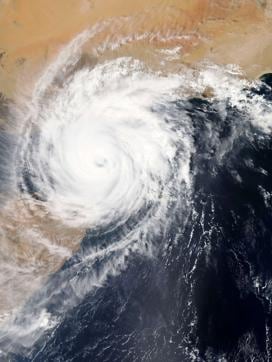This NASA satellite photo shows Tropical Cyclone Chapala in the Gulf of Aden. Cyclone Chapala was approaching war-torn Yemen on Monday after wreaking havoc on Socotra island and injuring hundreds of people there. (AFP Photo) This NASA satellite photo shows Tropical Cyclone Chapala in the Gulf of Aden. Cyclone Chapala was approaching war-torn Yemen on Monday after wreaking havoc on Socotra island and injuring hundreds of people there. (AFP Photo)