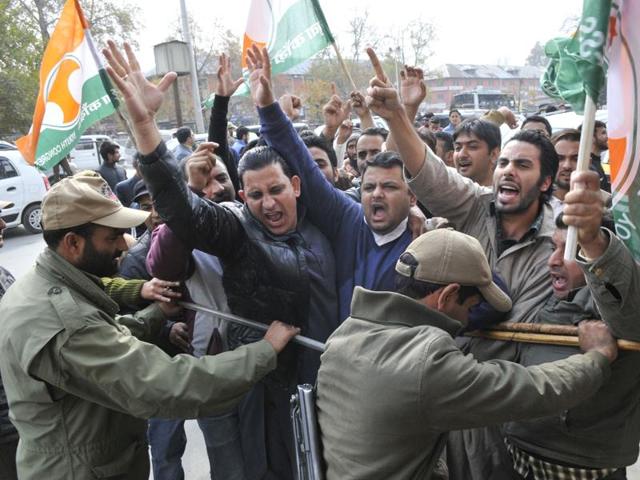 J-K: Cong Youth Wing Protests ‘anti-youth’ Policies, Over 12 Held ...