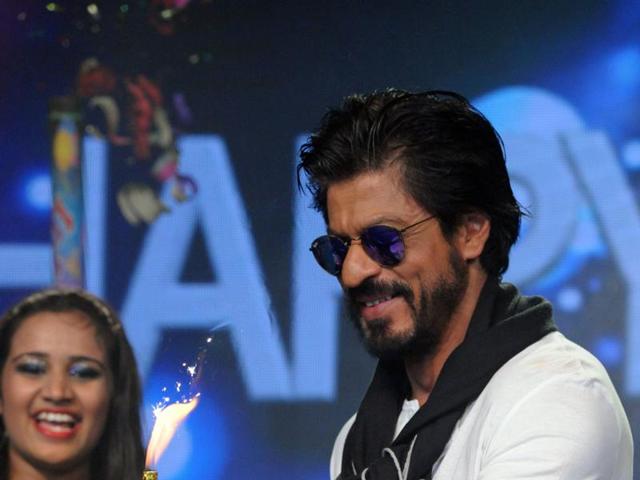 Shah Rukh Khan attends his 50th birthday celebrations in Mumbai on Monday. (AFP) Shah Rukh Khan attends his 50th birthday celebrations in Mumbai on Monday. (AFP)