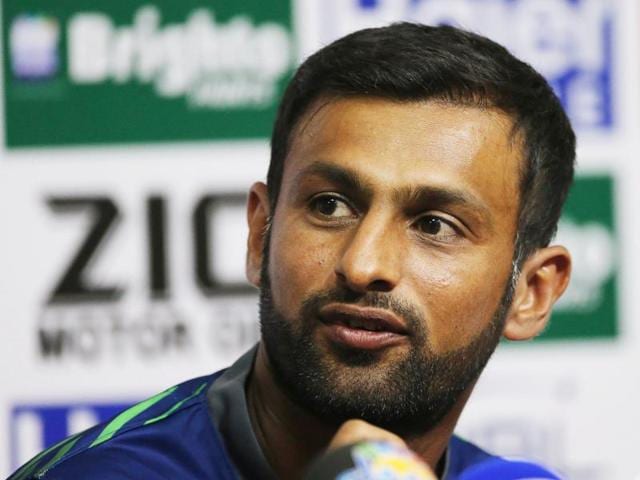 Former Pakistan captain Shoaib Malik announced his retirement from Test cricket after he failed in the second innings of the third Test against England in Sharjah. (AFP File Photo) Former Pakistan captain Shoaib Malik announced his retirement from Test cricket after he failed in the second innings of the third Test against England in Sharjah. (AFP File Photo)