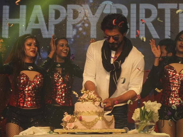 Shah Rukh Khan at a press conference on his birthday in Mumbai, Monday. (AP) Shah Rukh Khan at a press conference on his birthday in Mumbai, Monday. (AP)