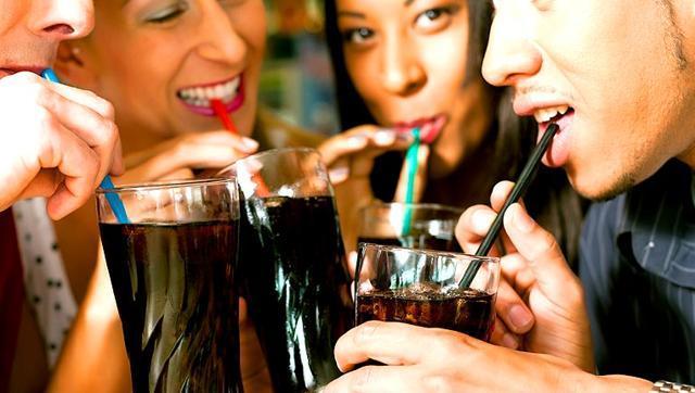 Regular consumption of sugar-sweetened beverages could lead to weight gain because the liquid calories are not filling, and so people don’t reduce their food intake at subsequent meals. (Shutterstock) Regular consumption of sugar-sweetened beverages could lead to weight gain because the liquid calories are not filling, and so people don’t reduce their food intake at subsequent meals. (Shutterstock)