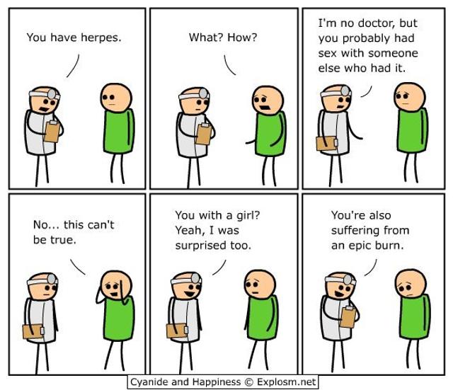 A sample Cynide & Happiness strip, created by Rob DenBleyker. Rob will also be seen at the Delhi Comic Con. A sample Cynide & Happiness strip, created by Rob DenBleyker. Rob will also be seen at the Delhi Comic Con.