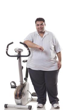 Men meeting physical activity guidelines and standing a quarter to half of the time had a 57 percent reduced likelihood for abdominal obesity. (Shutterstock) Men meeting physical activity guidelines and standing a quarter to half of the time had a 57 percent reduced likelihood for abdominal obesity. (Shutterstock)