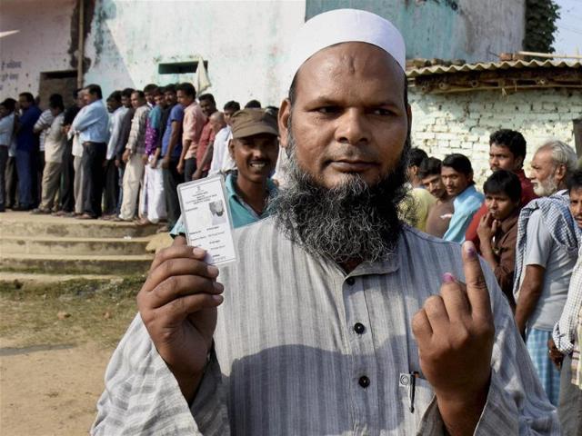 The ongoing beef row, Dadri lynching, intolerance and terror imageries did not made the party’s task in Seemanchal comprising four districts — Katihar, Purnia, Araria and Kishanganj — easy.(PTI photo) The ongoing beef row, Dadri lynching, intolerance and terror imageries did not made the party’s task in Seemanchal comprising four districts — Katihar, Purnia, Araria and Kishanganj — easy.(PTI photo)