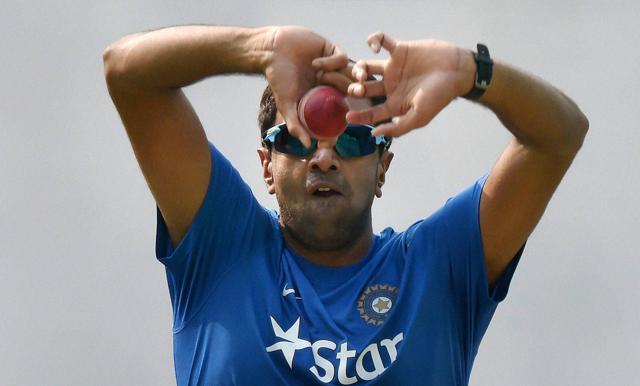 Indian's Ravichandran Ashwin bowls during a practice session ahead of the first Test match against South Africa in Mohali on Wednesday. (PTI) Indian's Ravichandran Ashwin bowls during a practice session ahead of the first Test match against South Africa in Mohali on Wednesday. (PTI)