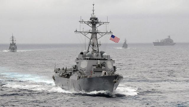 China’s hackles were raised when the United States sent a missile destroyer to patrol in the South China Sea. China has always maintained that discussions surrounding the disputed maritime territory cannot involve third parties. (REUTERS) China’s hackles were raised when the United States sent a missile destroyer to patrol in the South China Sea. China has always maintained that discussions surrounding the disputed maritime territory cannot involve third parties. (REUTERS)