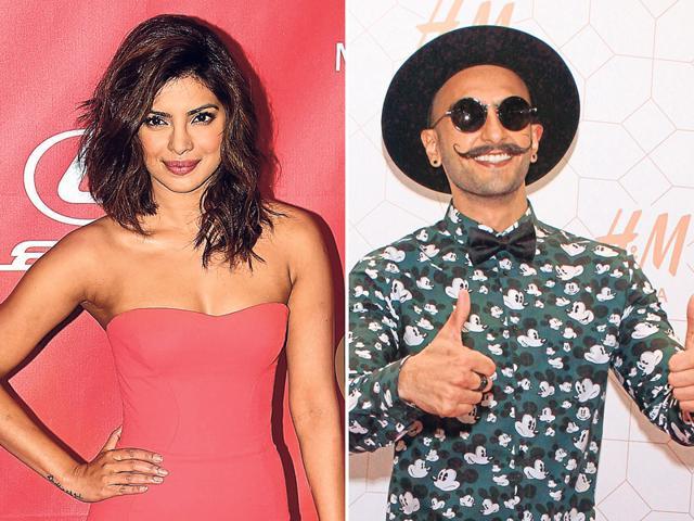 Priyanka Chopra and Ranveer Singh.