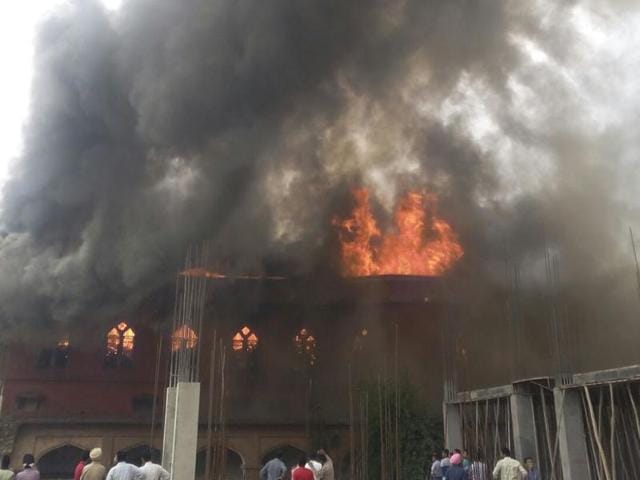 The building is not operational anymore and an inspection will be conducted by the Public Works Department (PWD) department. (HT Photo) The building is not operational anymore and an inspection will be conducted by the Public Works Department (PWD) department. (HT Photo)