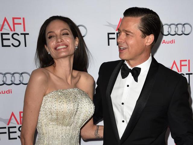 Actors-filmmakers during the day and self-confessed dorky parents at night, Angelina Jolie Pitt and Brad Pitt ensured the opening night gala premiere of their By the Sea looked more like a romantic date for both. (AFP)