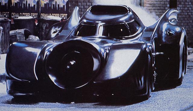 Batmobile from the original Tim Burton movie starring Michael Keaton.