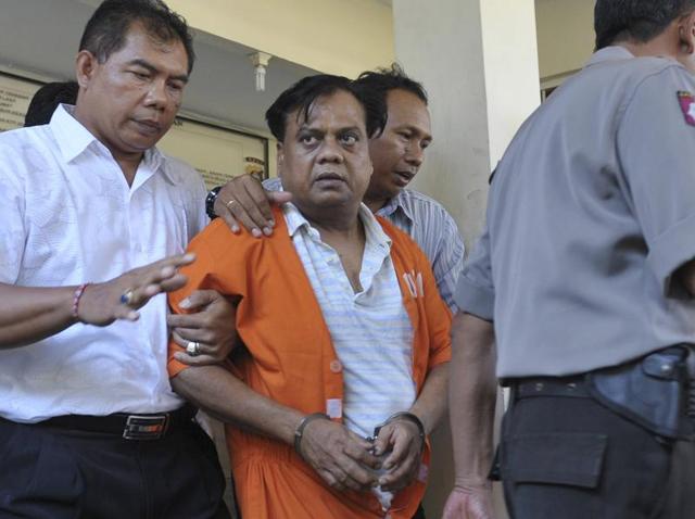 A convoy of security cars believed to be carrying Rajendra Nikalje, widely known as Chhota Rajan, leaves the Air force Station at Palam in New Delhi. (Virendra Singh Gosain/HT Photo) A convoy of security cars believed to be carrying Rajendra Nikalje, widely known as Chhota Rajan, leaves the Air force Station at Palam in New Delhi. (Virendra Singh Gosain/HT Photo)