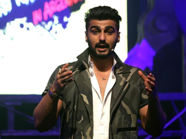 Bollywood actor Arjun Kapoor talks during a promotional event in Mumbai. (AFP) Bollywood actor Arjun Kapoor talks during a promotional event in Mumbai. (AFP)