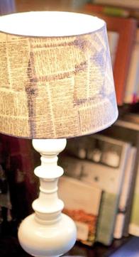 Make your lampshade make an artistic piece with scraps of newspaper. (IMAGESBAZAAR) Make your lampshade make an artistic piece with scraps of newspaper. (IMAGESBAZAAR)