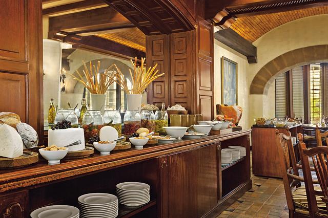 Smart makeover: After Delhi’s Hyatt Regency relaunched itself on the basis of F&amp;B (first La Piazza, above; then Djinns, below) in the 1990s, it began to be talked about in the same league as the Taj, Maurya or Oberoi.