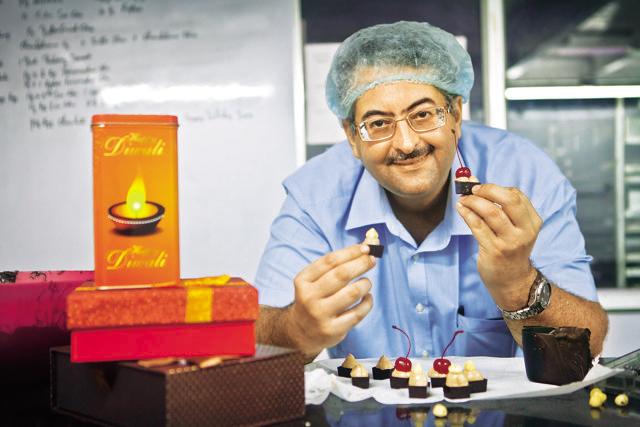 “More people have starting giving chocolate instead of mithai,” observes Mehernosh Khajotia, who started making confections at 16. (Photo by Kalpak Pathak / Hindustan Times) “More people have starting giving chocolate instead of mithai,” observes Mehernosh Khajotia, who started making confections at 16. (Photo by Kalpak Pathak / Hindustan Times)