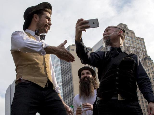The participants are mostly from America, but beardsmen from all over the world are invited to compete. It is open to public. (REUTERS)