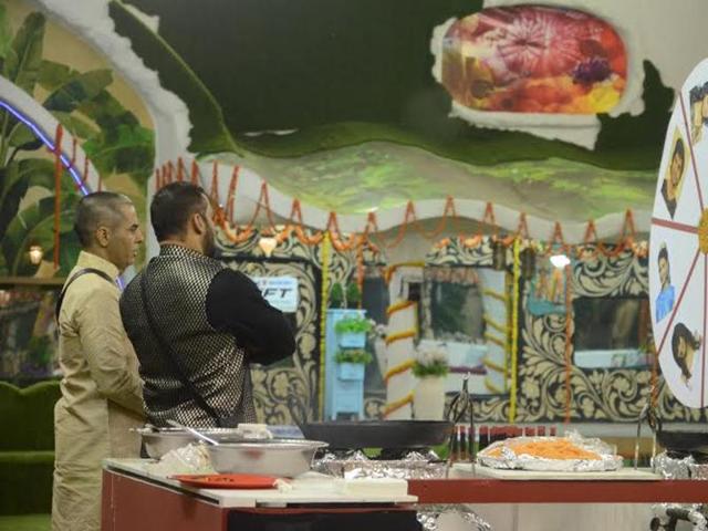 Salman and Aman inside the Bigg Boss house. (COLORS TV)