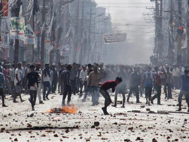 Protests by Madhesi parties, which include blocking to key border points with India, have severely affected supplies from the southern neighbour and created a fuel crisis in the Himalayan nation. (AP File Photo) Protests by Madhesi parties, which include blocking to key border points with India, have severely affected supplies from the southern neighbour and created a fuel crisis in the Himalayan nation. (AP File Photo)