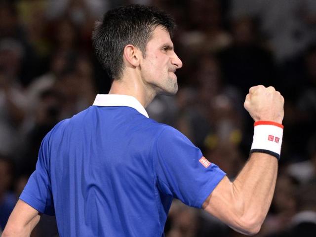 Andy Murray of Britain with a fist pump after defeating David Ferrer of Spain in the semi-final of the BNP Paribas Masters in Paris on November 7, 2015. (Reuters) Andy Murray of Britain with a fist pump after defeating David Ferrer of Spain in the semi-final of the BNP Paribas Masters in Paris on November 7, 2015. (Reuters)