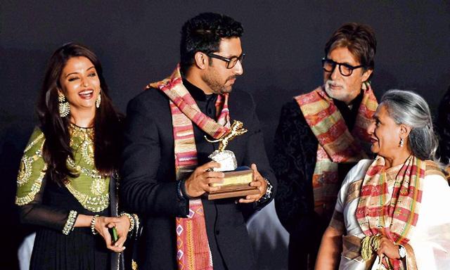 Every year, the annual Diwali bash held at their bungalow, Jalsa. (PTI) Every year, the annual Diwali bash held at their bungalow, Jalsa. (PTI)