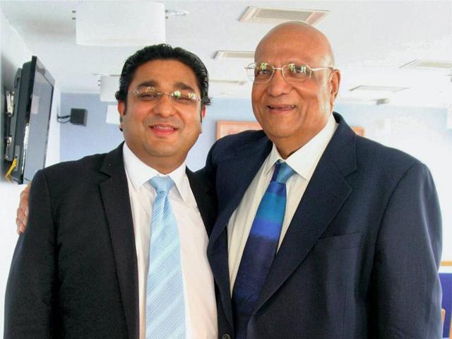 B-88, CHENNAI-041004, OCTOBER 04, 2007: Chennai: Founder and Chairman, Caparo Group, Lord Swraj Paul and his son and CEO, Caparo India Pvt Ltd, Angad Paul, after the press conference in Chennai on Thursday, ahead of the inauguration of the company's new manufacturing facilty at Sriperumbudur. PTI Photo (PTI) B-88, CHENNAI-041004, OCTOBER 04, 2007: Chennai: Founder and Chairman, Caparo Group, Lord Swraj Paul and his son and CEO, Caparo India Pvt Ltd, Angad Paul, after the press conference in Chennai on Thursday, ahead of the inauguration of the company's new manufacturing facilty at Sriperumbudur. PTI Photo (PTI)