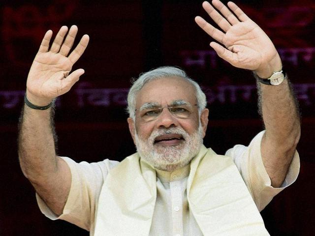 Modi began his campaign with the promise to pull millions of Bihar’s people out of poverty but, as the race tightened, shifted to appealing to religious and caste alliances.(PTI File Photo)