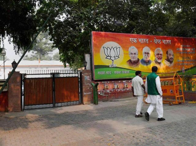 The twin strategies adopted by BJP president Amit Shah of appealing to surreptitious com-munal polarisation while seeking to weaken the alliance by dividing the caste vote, failed. (PTI Photo) The twin strategies adopted by BJP president Amit Shah of appealing to surreptitious com-munal polarisation while seeking to weaken the alliance by dividing the caste vote, failed. (PTI Photo)