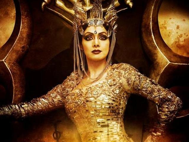 Sridevi played the evil queen in Vijay-starrer Puli. The producers claim she forced them to go in for ‘the more expensive’ Manish Malhotra to design her costumes when they had already decided on designers of their choice. (SrideviBKapoor/Twitter) Sridevi played the evil queen in Vijay-starrer Puli. The producers claim she forced them to go in for ‘the more expensive’ Manish Malhotra to design her costumes when they had already decided on designers of their choice. (SrideviBKapoor/Twitter)