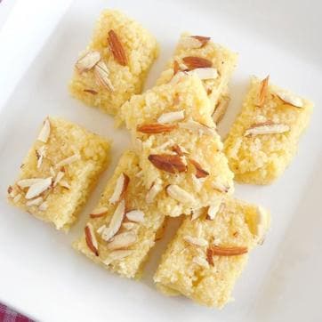 Kalakand is considered one of the purest mithai. Kalakand is considered one of the purest mithai.