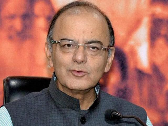 Finance minister Arun Jaitley addresses a press conference after BJP's parliamentary board meeting in New Delhi. (PTI Photo) Finance minister Arun Jaitley addresses a press conference after BJP's parliamentary board meeting in New Delhi. (PTI Photo)