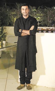 Ranbir Kapoor at Cafe Terra, in Bandra, in Mumbai, India, on Saturday, November 7, 2015. (Photo by Vidya Subramanian/ Hindustan Times)