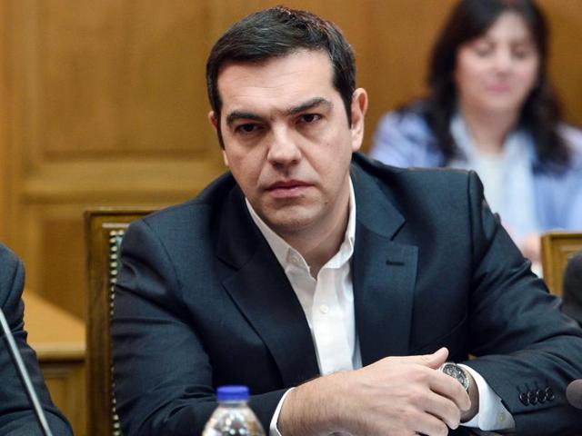 Greek Prime Minister Alexis Tsipras attends a cabinet meeting at the Greek parliament in Athens, on November 10. Eurozone finance ministers have urged Greece to deliver on overdue reforms within a week in order to secure crucial funds from its bailout. (AFP) Greek Prime Minister Alexis Tsipras attends a cabinet meeting at the Greek parliament in Athens, on November 10. Eurozone finance ministers have urged Greece to deliver on overdue reforms within a week in order to secure crucial funds from its bailout. (AFP)