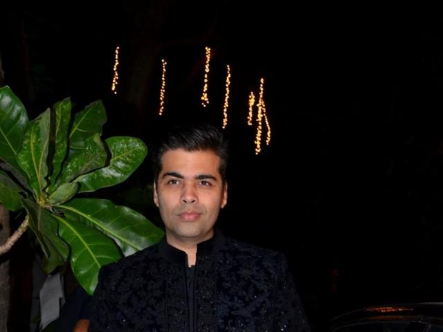 Filmmaker Karan Johar arrives for Akshay Kumar`s Diwali party in Mumbai on Nov 9, 2015. (IANS) Filmmaker Karan Johar arrives for Akshay Kumar`s Diwali party in Mumbai on Nov 9, 2015. (IANS)