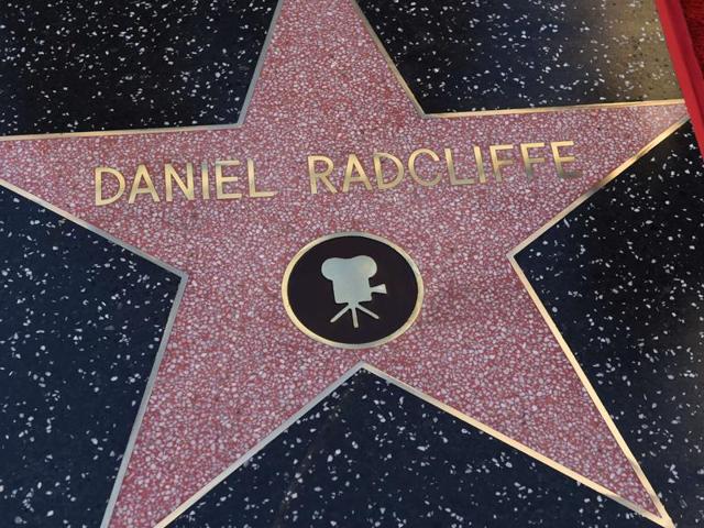 The star of Actor Daniel Radcliffe is seen on the Hollywood Walk of Fame. The British actor, best known for the role of Harry Potter, earned the Walk of Fame's 2,565th star, located in front of the Dolby Theatre on Hollywood Boulevard. (AFP) The star of Actor Daniel Radcliffe is seen on the Hollywood Walk of Fame. The British actor, best known for the role of Harry Potter, earned the Walk of Fame's 2,565th star, located in front of the Dolby Theatre on Hollywood Boulevard. (AFP)
