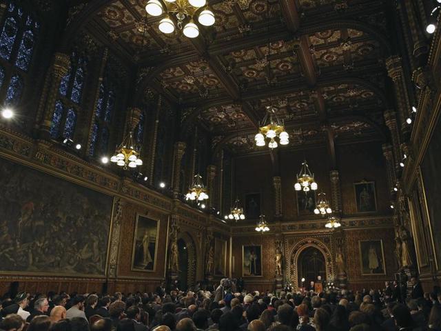 India's Prime Minister Narendra Modi delivers a speech to the British Parliament in London, November 12, 2015. REUTERS/Dan Kitwood/Pool (REUTERS)