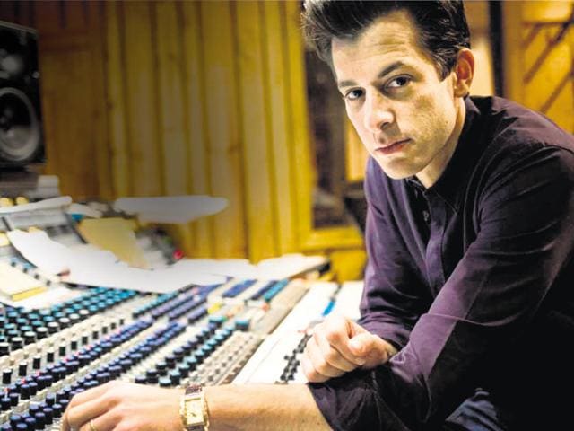 Mark Ronson at Avatar Studios in New York. Mark Ronson at Avatar Studios in New York.
