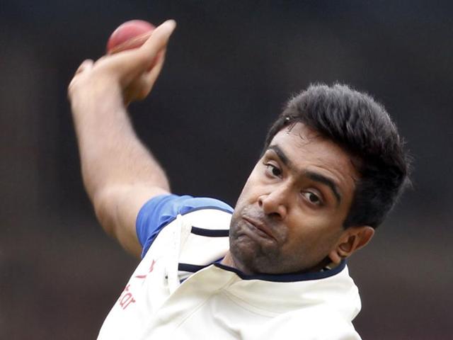 Ravichandran Ashwin during a practice session at M Chinnaswamy stadium, in Bengaluru. (Ajay Aggarwal/ HT Photo)