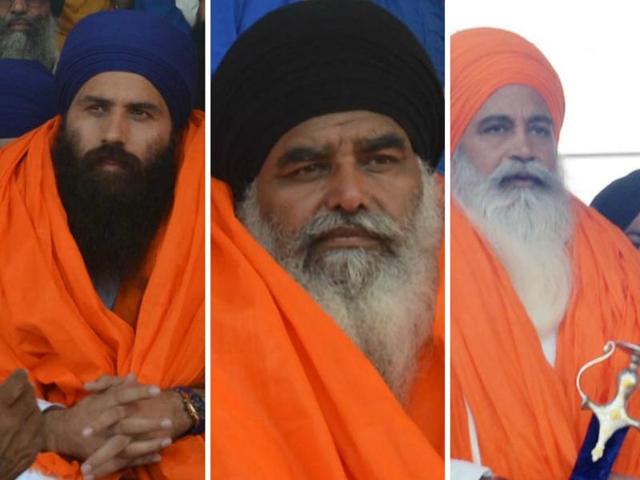 (From L-R): Baljit Singh Daduwal;Dhian Singh Mand;Amrik Singh Ajnala. (From L-R): Baljit Singh Daduwal;Dhian Singh Mand;Amrik Singh Ajnala.