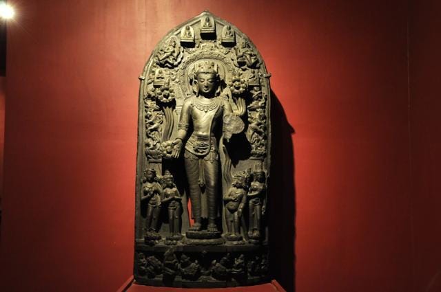 The Avalokitesvara Bodhisattva. (Photo by Saumya Khandelwal/ Hindustan Times) The Avalokitesvara Bodhisattva. (Photo by Saumya Khandelwal/ Hindustan Times)