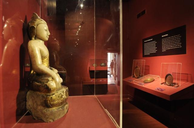 A Buddha from Myanmar. (Photo by Saumya Khandelwal/ Hindustan Times) A Buddha from Myanmar. (Photo by Saumya Khandelwal/ Hindustan Times)