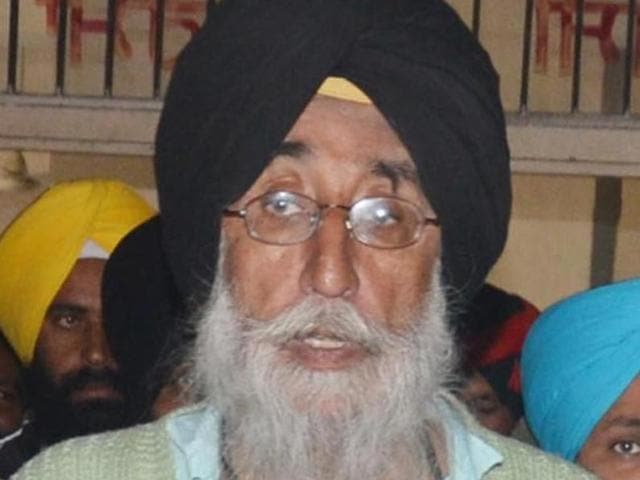 Shiromani Akali Dal (Amritsar) president Simranjit Singh Mann. (HT Photo) Shiromani Akali Dal (Amritsar) president Simranjit Singh Mann. (HT Photo)