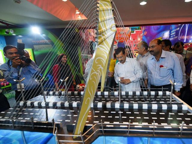 Delhi Chief Minister Arvind Kejriwal during inauguration of the Delhi Pavilion at the 35th India International Trade Fair (IITF-2015) at Pragati Maidan in New Delhi (PTI) Delhi Chief Minister Arvind Kejriwal during inauguration of the Delhi Pavilion at the 35th India International Trade Fair (IITF-2015) at Pragati Maidan in New Delhi (PTI)