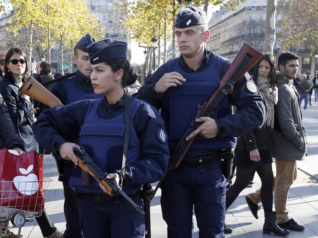 French fighter planes prepare to take off from an unidentified location in this still image taken from handout video released on November 16, 2015. French warplanes pounded Islamic State positions in Syria on November 15, 2015 as police in Europe widened their investigations into coordinated attacks in Paris that killed more than 130 people.(REUTERS)