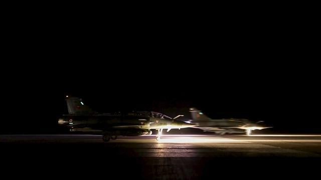 French fighter planes prepare to take off from an unidentified location in this still image taken from handout video released on November 16, 2015. French warplanes pounded Islamic State positions in Syria on November 15, 2015 as police in Europe widened their investigations into coordinated attacks in Paris that killed more than 130 people. (REUTERS) French fighter planes prepare to take off from an unidentified location in this still image taken from handout video released on November 16, 2015. French warplanes pounded Islamic State positions in Syria on November 15, 2015 as police in Europe widened their investigations into coordinated attacks in Paris that killed more than 130 people. (REUTERS)