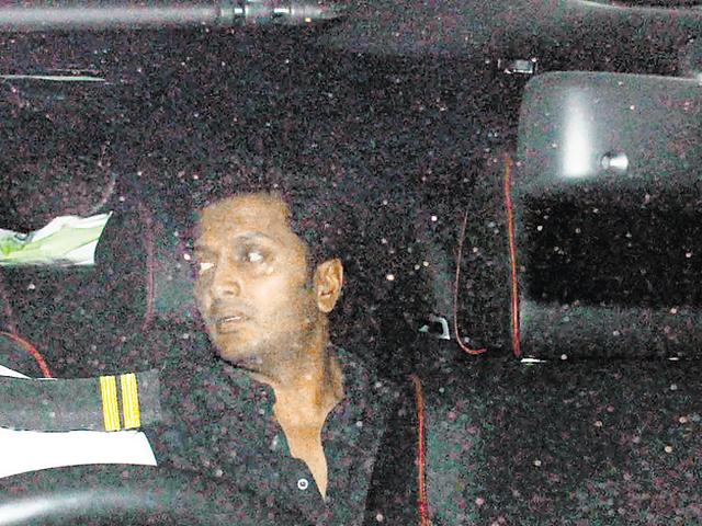 Ritiesh Deshmukh at Sania Mirza’s birthday party. (Photo: Yogen Shah/HT) 