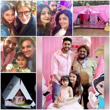 It was a princess-themed party for Aaradhya. (HT City) It was a princess-themed party for Aaradhya. (HT City)