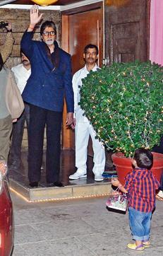 Amitabh Bachchan at the event.