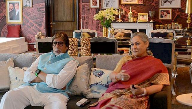 Amitabh Bachchan and Jaya Bachchan shoot for R Balki's Ki and Ka. (Photo: Facebook)
